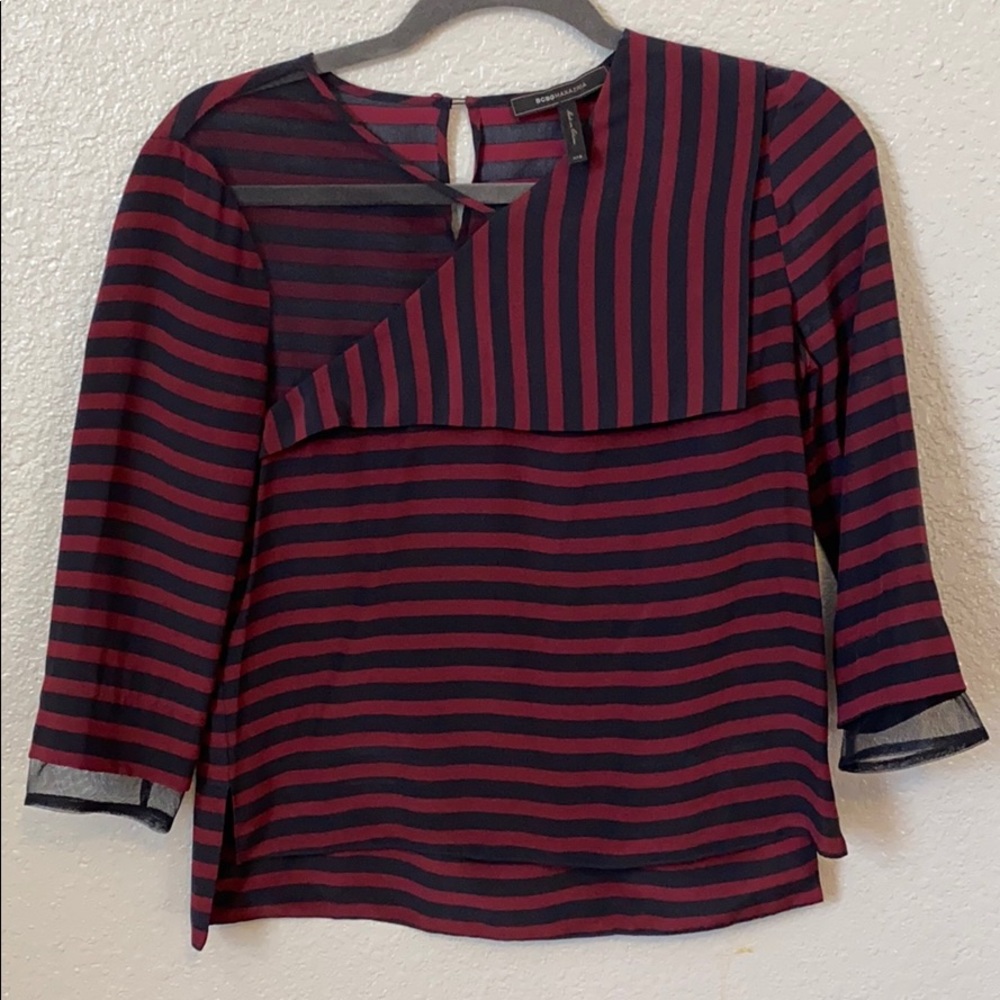 BCBG Maxazria stripped shirt